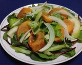 セロリと柿のサラダ作り方8写真