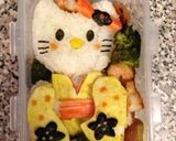 キャラ弁キティHello kitty海外作り方1写真
