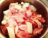 鶏肉と大根とゆで卵の煮物作り方3写真