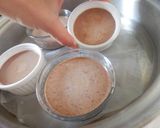 フライパンdeなめらかチョコプリン♪作り方8写真
