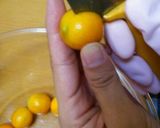 金柑の甘露煮♡作り方1写真