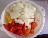 野菜たっぷりの簡単ミネストローネ作り方1写真