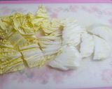 ハムと白菜　簡単麺つゆ炒め☆作り方1写真