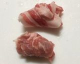 豚肉モチモチ食感のみぞれ汁作り方3写真