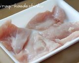 しっとり♪鶏むね肉de揚げないチキン南蛮作り方1写真