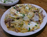 簡単♡豚肉と白菜の卵とじ作り方7写真