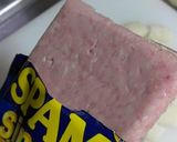 余ったお餅で！SPAM餅チーズトースト作り方2写真