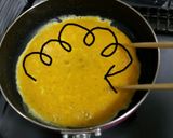 極ウマ☆色鮮やか☆とろとろ納豆オムレツ作り方4写真