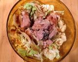 白菜とサバ水煮缶の煮物作り方1写真