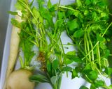 ママのお餅入り七草粥作り方1写真
