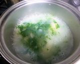 ママのお餅入り七草粥作り方4写真