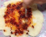 お正月のお餅をリメイク！ピリ辛もちピザ★作り方3写真