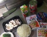 鯖缶と大豆のカレー作り方1写真