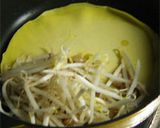 ベトナムのお好み焼き、バンセオ作り方6写真