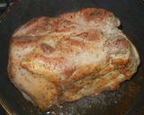豚肩ロース肉塊の赤ワイン＆赤味噌煮作り方3写真