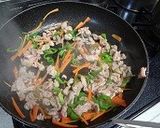 豚肉入りきんぴらごぼう作り方3写真
