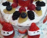 市販スポンジ☆クリスマスデコレーション作り方12写真