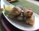 簡単!はんぺん肉巻き*ネギ味噌マヨ味❤作り方9写真