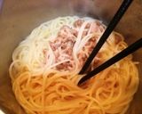 ツナ納豆スパゲッティ—作り方4写真