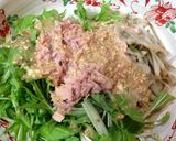 ゴボウと水菜のシャキシャキサラダ♪作り方3写真