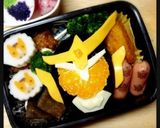 話題入り！仮面ライダー鎧武 簡単キャラ弁作り方6写真