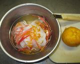 お正月に♪♪源助大根と鱈の白子の酢の物作り方4写真
