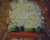 人参とブロッコリー入り鶏ハム作り方4写真