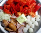 トマト嫌いのためのトマトチャーハン作り方1写真