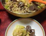 大食漢のコンニャクとキャベツ和風あんかけ作り方5写真