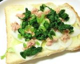 蕪とツナのトースト　作り方4写真