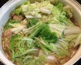 驚き！チーズ入とり団子 とんこつ醤油なべ作り方4写真