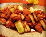 鶏もも肉の甘辛みそ炒め♪作り方9写真