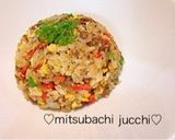 めんつゆで簡単♡納豆チャーハン作り方3写真