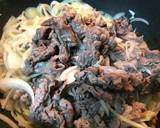 昆布つゆで簡単しるだくだく牛丼作り方5写真
