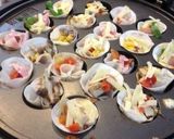 たこ焼き器 餃子の皮でアレンジ♪お花ピザ作り方5写真