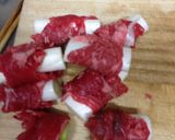 葱の肉巻き作り方1写真