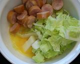 お好み焼き風「白菜の玉子焼き」作り方3写真
