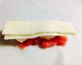 春巻きの皮で♥︎お餅とめんたいことチーズ作り方4写真