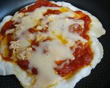お餅チーズで★小麦・乳不使用米粉ピザ作り方11写真
