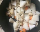 ピリ辛！中華風☆鶏豆腐味噌煮込み作り方2写真
