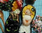 お弁当箱DEドレッシーガール♪作り方27写真