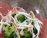 ブロッコリーとカニカマ和風デリ＊醤油麹＊作り方2写真