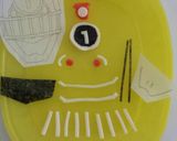 先取り！トッキュウジャー１号のキャラ弁当作り方4写真