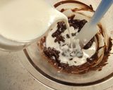 くるみソース✿　チョコ＆チーズプリン作り方8写真