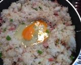 あまりご飯でレタスチャーハン☆作り方4写真