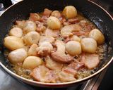白だし┃里芋と豚ばら肉の照り煮作り方5写真