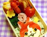 妖怪ウォッチ☆ジバニャン☆キャラ弁作り方6写真