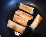 簡単☆餅春巻き作り方4写真