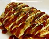 お好み焼き風「白菜の玉子焼き」作り方1写真