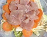 鶏むね肉でヘルシー☆野菜蒸し作り方2写真